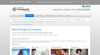 Plans through my employer | Denplan by Simplyhealth Professionals