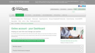 Online account - your Dashboard | Denplan by Simplyhealth ...