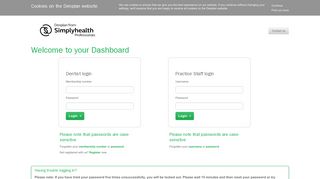 Dashboard Login | Denplan by Simplyhealth Professionals