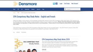 CPA Competency Map Study Notes | Densmore Consulting Services Inc.