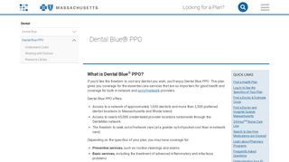 Dental Blue PPO - Blue Cross Blue Shield of Massachusetts
