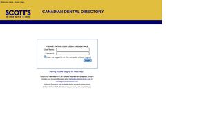 Canadian Dental Directory Online Log In