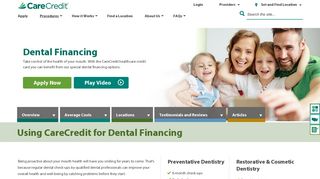 Dental Financing | CareCredit
