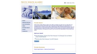 Provider Search - Pacific Health Alliance