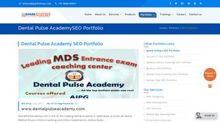 Dental Pulse Academy SEO Results | Search Engine Placements ...