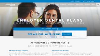 Employer Plans - Dental Select