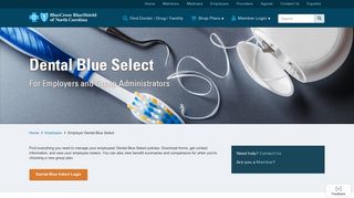 Employer Dental Blue Select | Blue Cross and Blue Shield of North ...