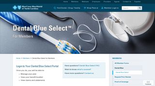 Dental Blue Select for Members | Blue Cross and Blue Shield of North ...