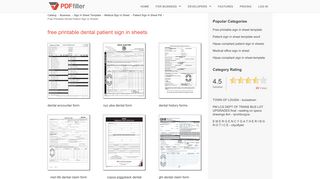 20 Printable free printable dental patient sign in sheets Forms and ...
