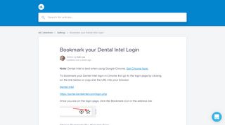 Bookmark your Dental Intel Login | Dental Intel Education