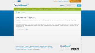 Client Login - DentaQuest