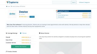 Dentee Reviews and Pricing - 2019 - Capterra