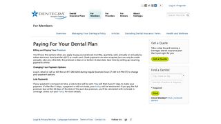 Paying For Your Dental Plan | Dentegra