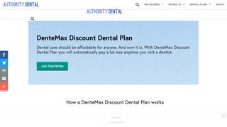DenteMax Discount Dental Plan: Save 20-60% On Dental Procedures