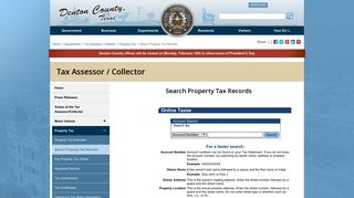 Search Denton County Property Tax Records - Denton County, Texas