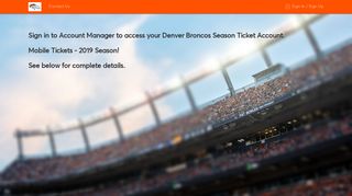 Denver Broncos Account Mgr. |