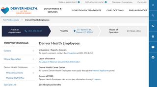 For Employees | Denver Health
