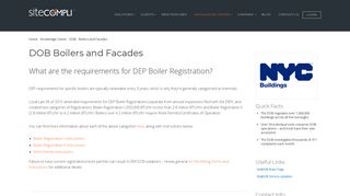 What are the requirements for DEP Boiler Registration? - SiteCompli