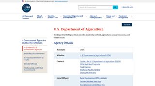 U.S. Department of Agriculture | USAGov