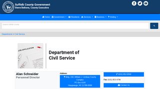 Suffolk County Government > Departments > Civil Service