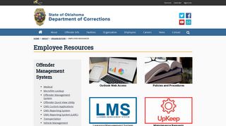 Employee Resources | Oklahoma Department of Corrections