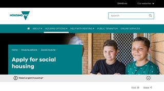 Apply for social housing | Housing.vic.gov.au