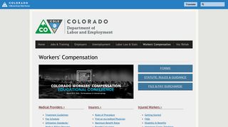 Workers' Compensation | Colorado Department of Labor and ...