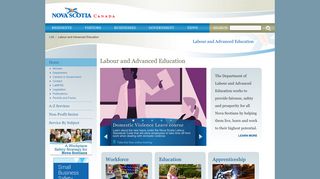 Labour and Advanced Education | novascotia.ca