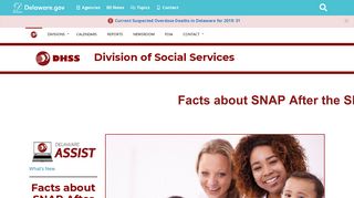 Division of Social Services (DSS) - Delaware Health and Social ...