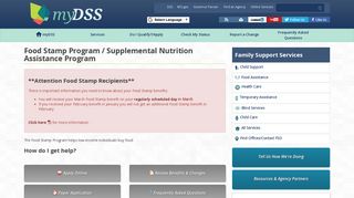 Food Stamp Program / Supplemental Nutrition Assistance Program ...