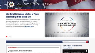 U.S. Department of State | Home Page