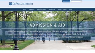 Admission and Aid | DePaul University, Chicago