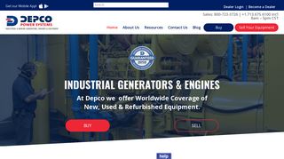 Depco Power Systems: New & Used Industrial Generators, Engines ...