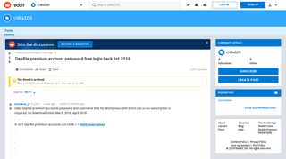 Depfile premium account password free login hack list 2018 ...