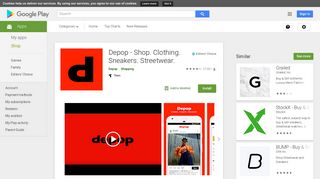 Depop - Shop. Clothing. Sneakers. Streetwear. - Apps on Google Play