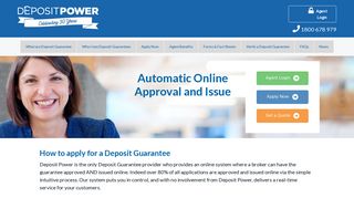 Apply Now - Deposit Power - The Freedom to purchase Property ...