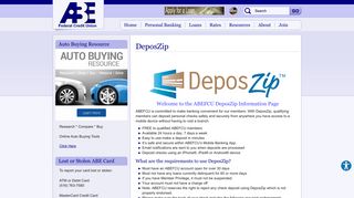 DeposZip | ABE Federal Credit Union