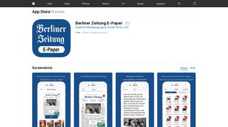Berliner Zeitung E-Paper on the App Store - iTunes - Apple
