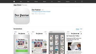 Der Patriot on the App Store - iTunes - Apple