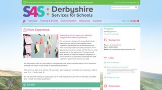 Work Experience | Derbyshire Services for Schools