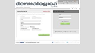 Dermalogica Toronto > Login Or Sign Up - secure-booker.com