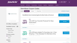 20% Off DermStore Coupons: Promo Codes - RetailMeNot