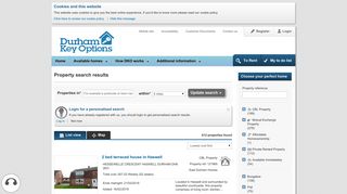 Property search results - Find your new home - Durham Key Options