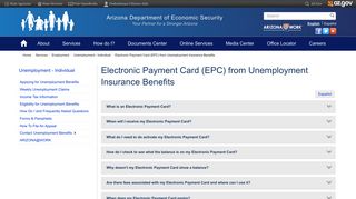 Electronic Payment Card (EPC) from Unemployment Insurance ...