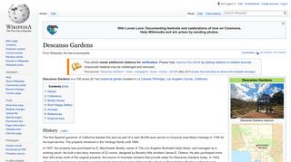 Descanso Gardens - Wikipedia