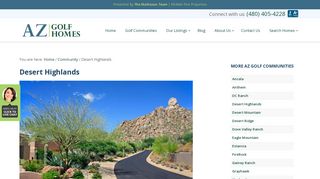 Desert Highlands Homes for Sale in Scottsdale | AZ Golf Homes