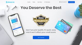 Deserve Credit Cards - Build History and Get Rewards