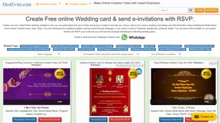 Free Wedding Invitation Card & Online Invitations - DesiEvite