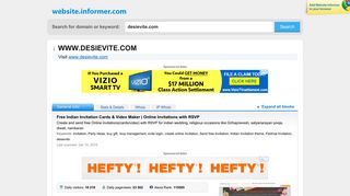 desievite.com at WI. Free Indian Invitation Cards & Video Maker ...