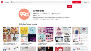 99designs (99designs) on Pinterest